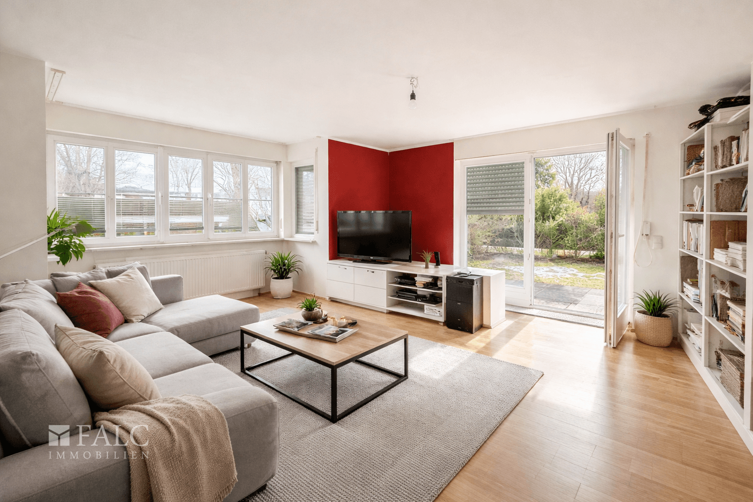 Wohnzimmer visualisiert